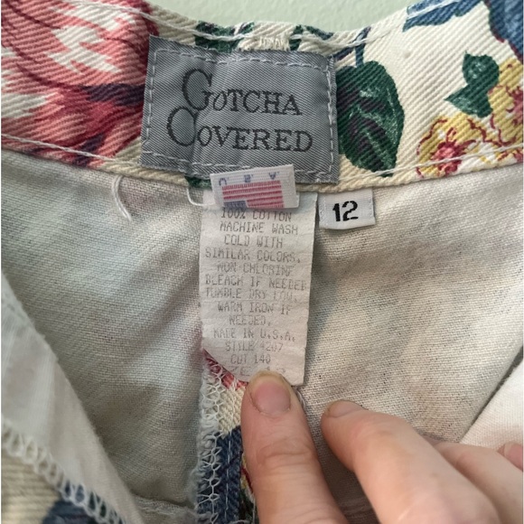 NWOT Denim Floral Skirt | Gotcha Covered | Size 12 - Picture 4 of 8